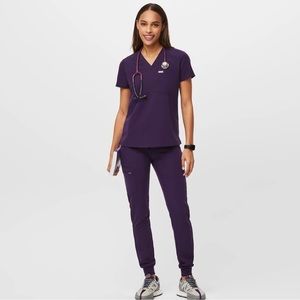 Figs Purple Jam Set XS/XSP